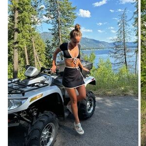 Strawberry milk mob arctic skirt